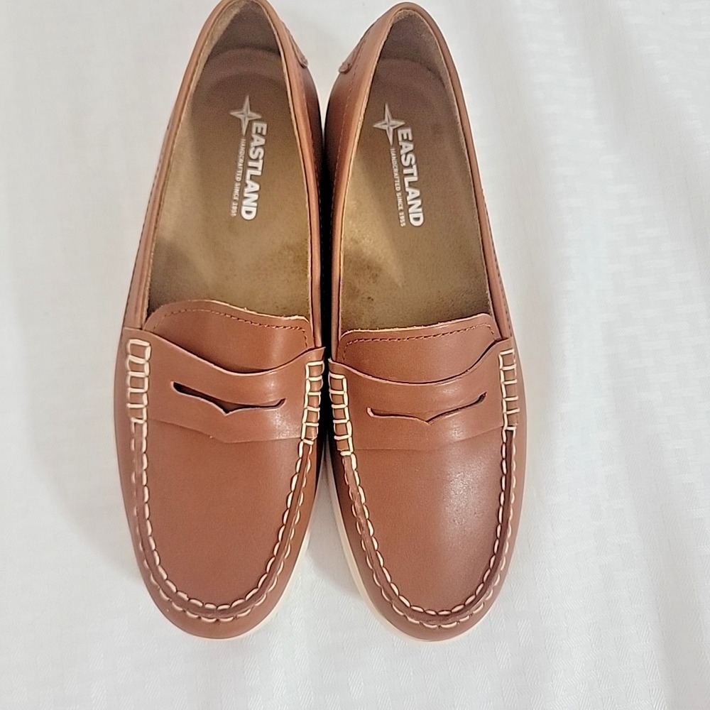 Eastland Baldwin Women's Leather Loafers Size 8 Brown - Picture 5 of 11